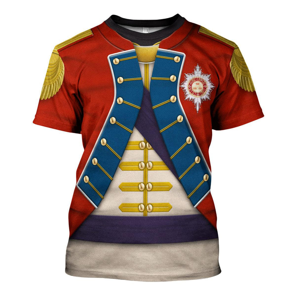 Gearhomie General Washington - The American Revolution Uniform All Over Print Hoodie Sweatshirt T-Shirt Tracksuit - Gearhomie.com