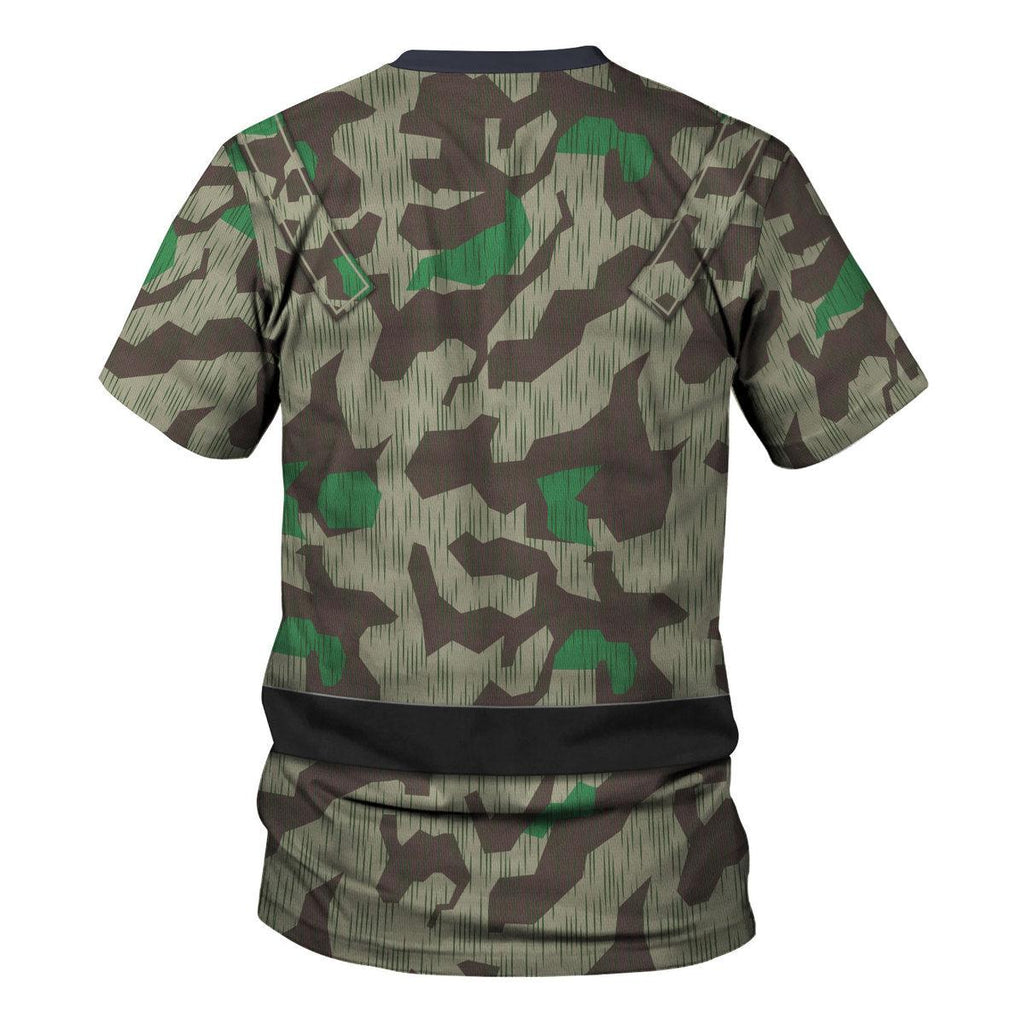 Gearhomie German Parachutist-Splinter Pattern Smock-Basic Uniform Costume Hoodie Sweatshirt T-Shirt Tracksuit - Gearhomie.com