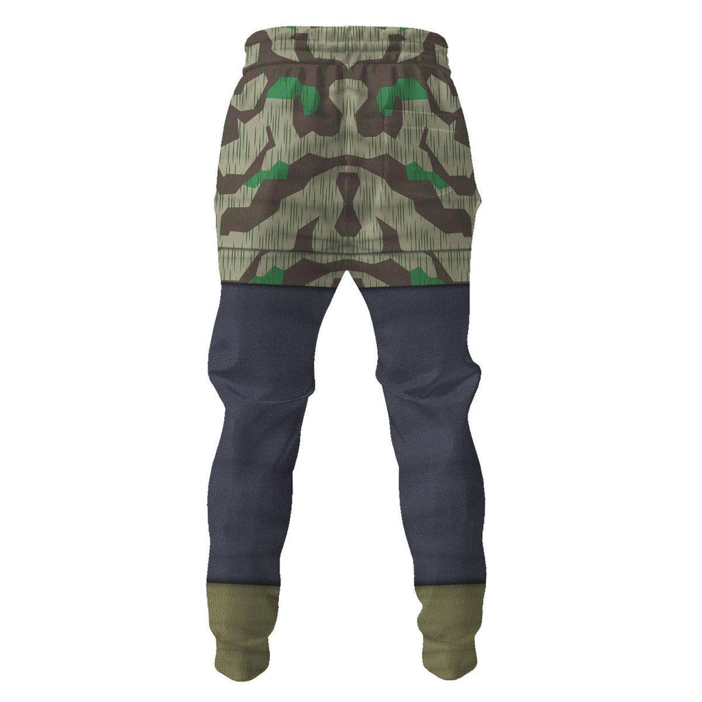 Gearhomie German Parachutist-Splinter Pattern Smock-Basic Uniform Costume Hoodie Sweatshirt T-Shirt Tracksuit - Gearhomie.com
