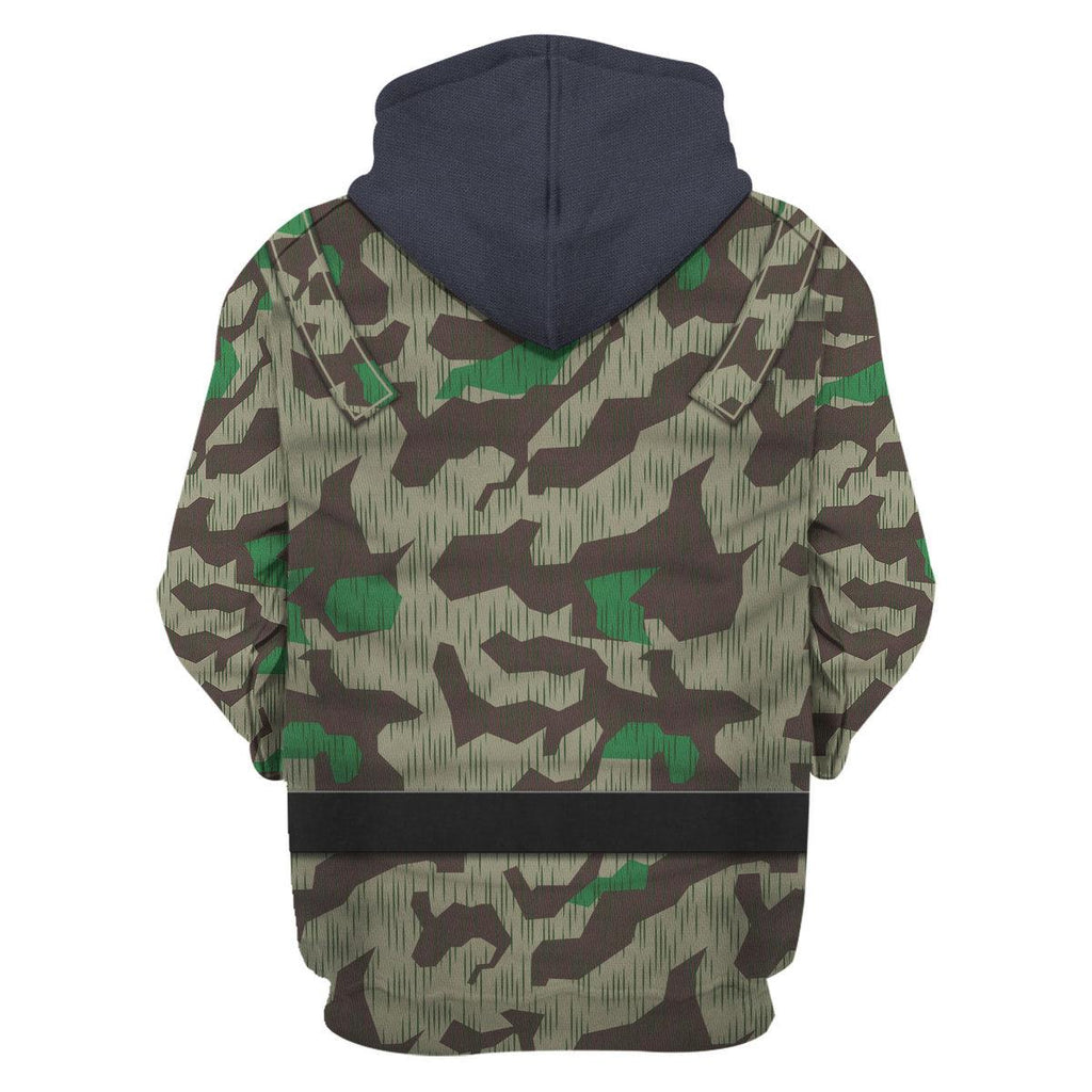 Gearhomie German Parachutist-Splinter Pattern Smock-Basic Uniform Costume Hoodie Sweatshirt T-Shirt Tracksuit - Gearhomie.com