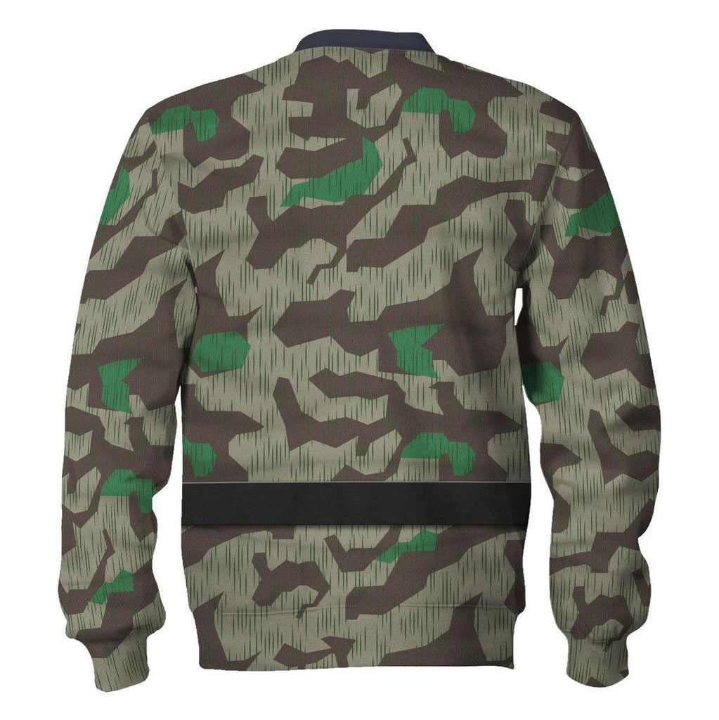 Gearhomie German Parachutist-Splinter Pattern Smock-Combat Uniform Costume Hoodie Sweatshirt T-Shirt Tracksuit - Gearhomie.com