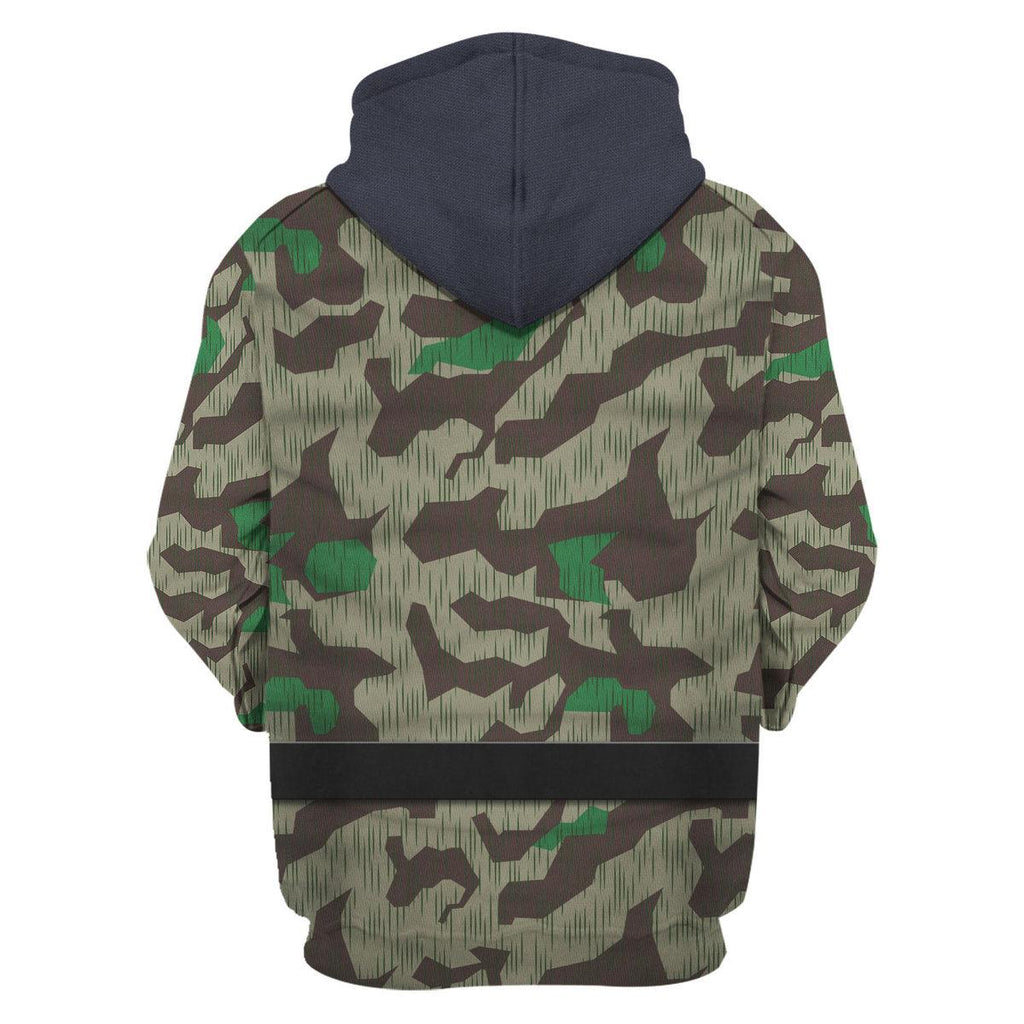Gearhomie German Parachutist-Splinter Pattern Smock-Combat Uniform Costume Hoodie Sweatshirt T-Shirt Tracksuit - Gearhomie.com