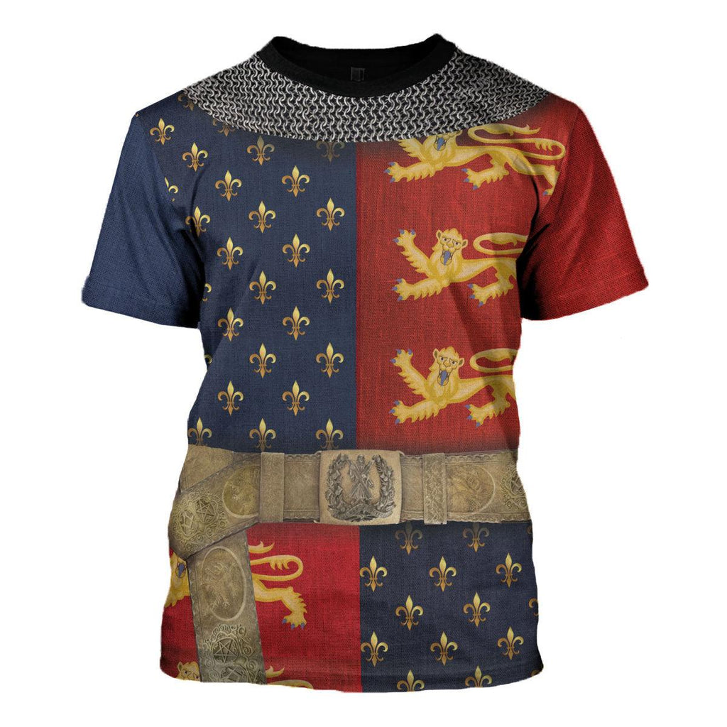 Gearhomie Henry V of England Knight Costume Hoodie Sweatshirt T-Shirt Tracksuit - Gearhomie.com