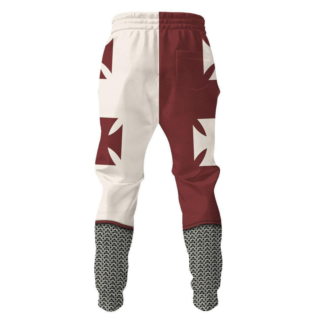 Gearhomie Knight Kingdom of Heaven Costume Hoodie Sweatshirt T-Shirt Tracksuit - Gearhomie.com