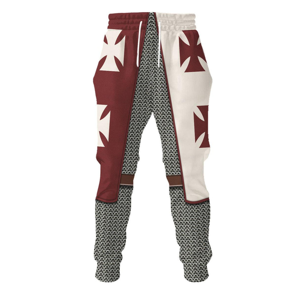 Gearhomie Knight Kingdom of Heaven Costume Hoodie Sweatshirt T-Shirt Tracksuit - Gearhomie.com