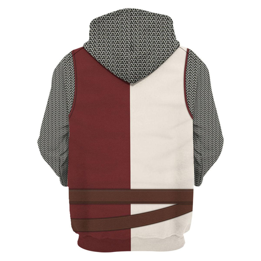 Gearhomie Knight Kingdom of Heaven Costume Hoodie Sweatshirt T-Shirt Tracksuit - Gearhomie.com