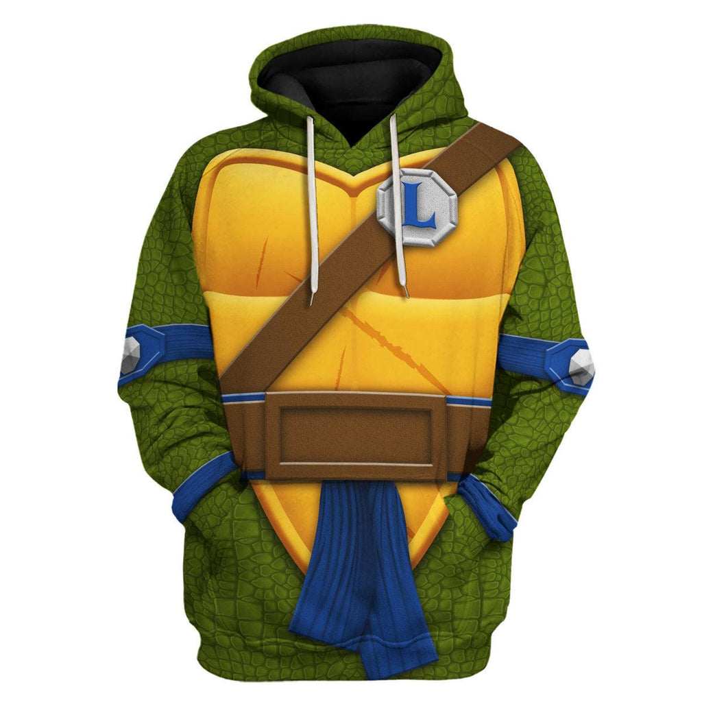 Gearhomie Leonardo TMNT Costume Hoodie Sweatshirt T-Shirt Sweatpants - Gearhomie.com