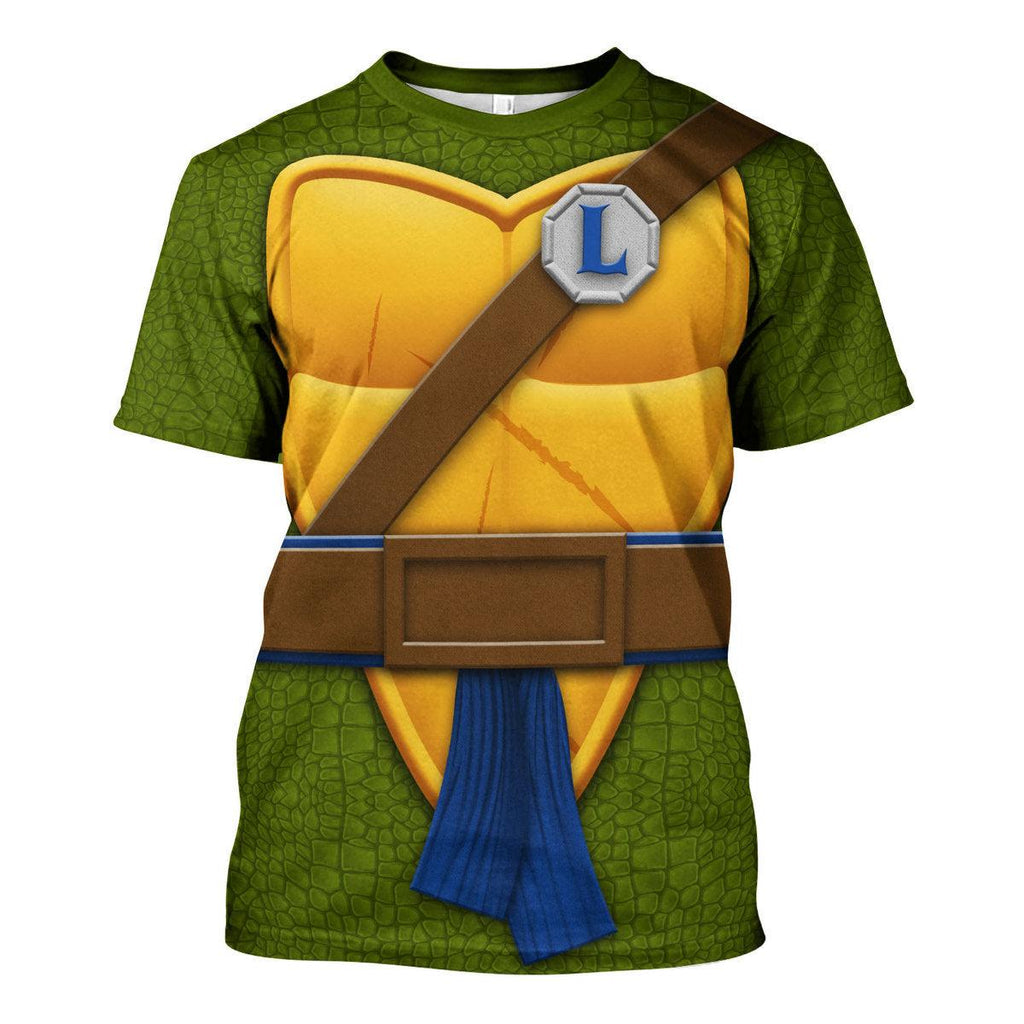 Gearhomie Leonardo TMNT Costume Hoodie Sweatshirt T-Shirt Sweatpants - Gearhomie.com