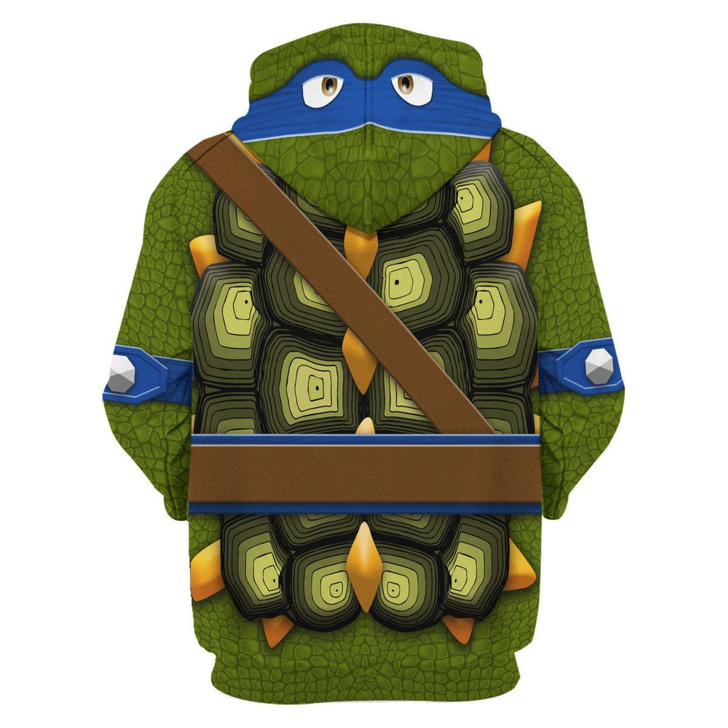 Gearhomie Leonardo TMNT Costume Hoodie Sweatshirt T-Shirt Sweatpants - Gearhomie.com