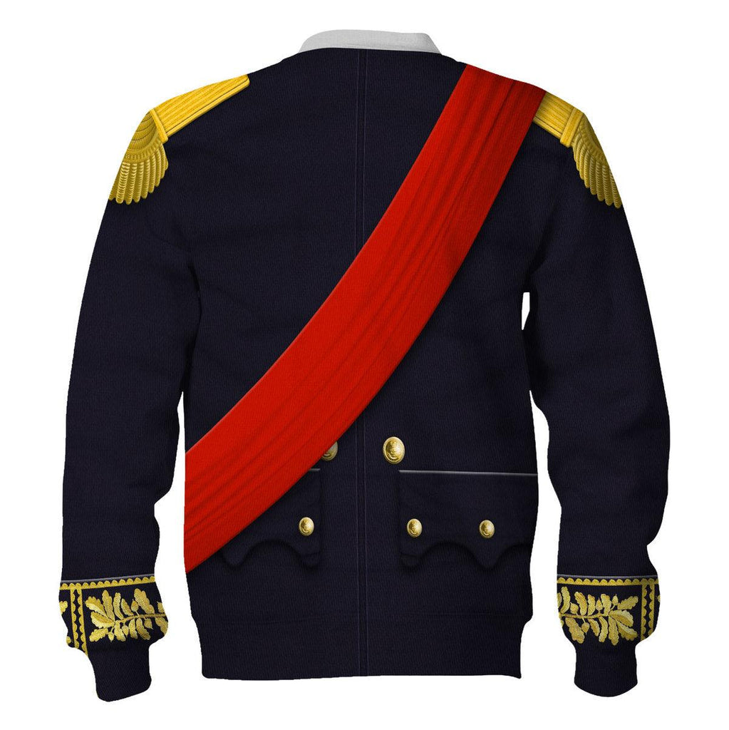 Gearhomie Louis Philippe I of France Uniform All Over Print Hoodie Sweatshirt T-Shirt Tracksuit - Gearhomie.com