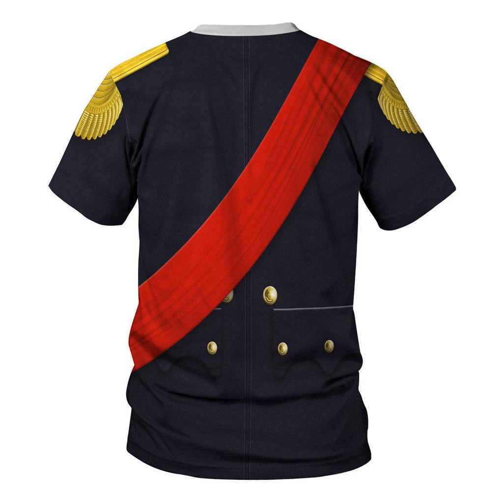 Gearhomie Louis Philippe I of France Uniform All Over Print Hoodie Sweatshirt T-Shirt Tracksuit - Gearhomie.com
