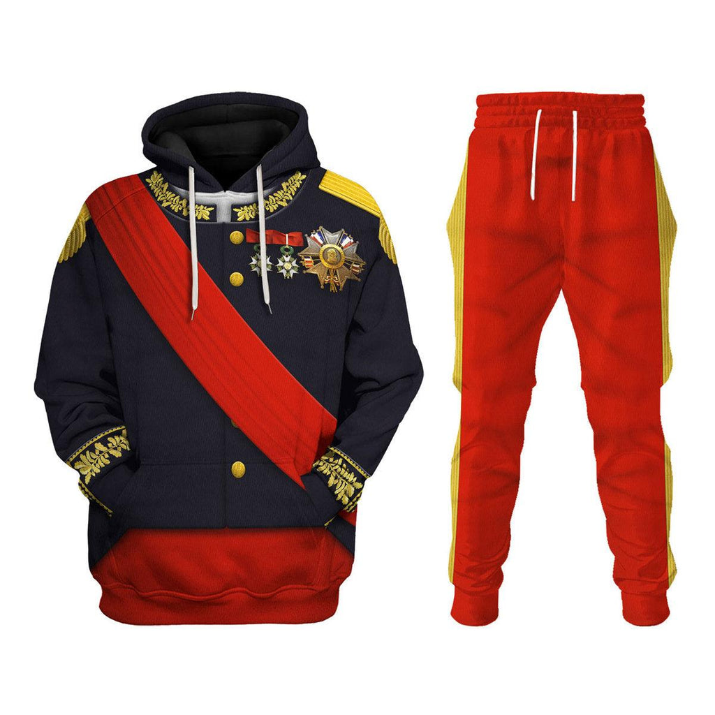 Gearhomie Louis Philippe I of France Uniform All Over Print Hoodie Sweatshirt T-Shirt Tracksuit - Gearhomie.com