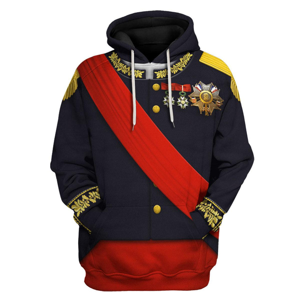 Gearhomie Louis Philippe I of France Uniform All Over Print Hoodie Sweatshirt T-Shirt Tracksuit - Gearhomie.com