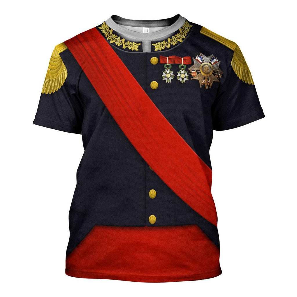 Gearhomie Louis Philippe I of France Uniform All Over Print Hoodie Sweatshirt T-Shirt Tracksuit - Gearhomie.com