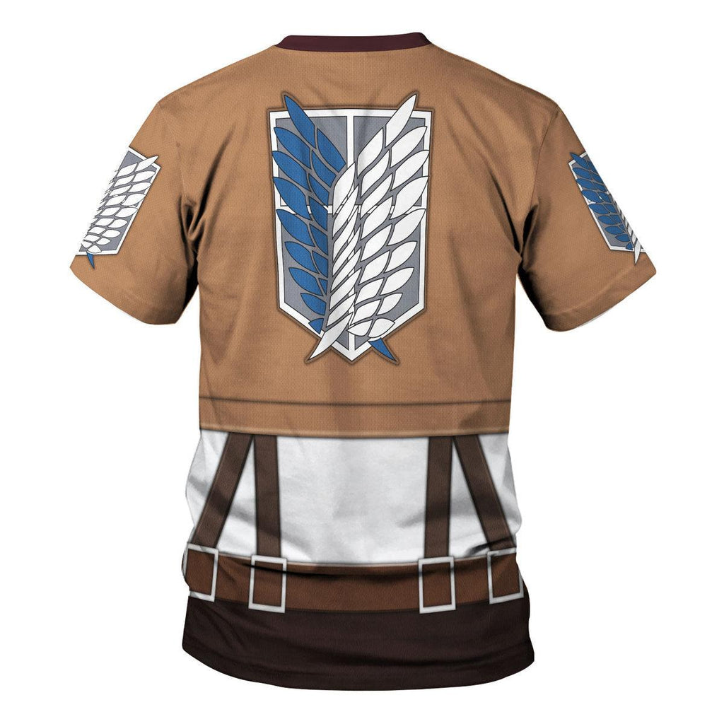 Gearhomie Mikasa Ackerman Costume Hoodie Sweatshirt T-Shirt Sweatpants - Gearhomie.com