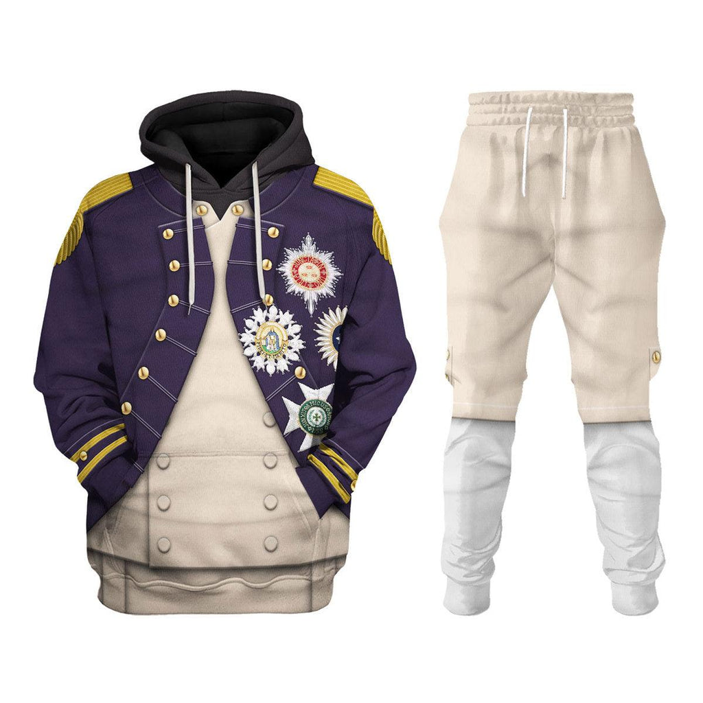 Gearhomie Nelson Uniform As Worn At Trafalgar All Over Print Hoodie Sweatshirt T-Shirt Tracksuit - DucG