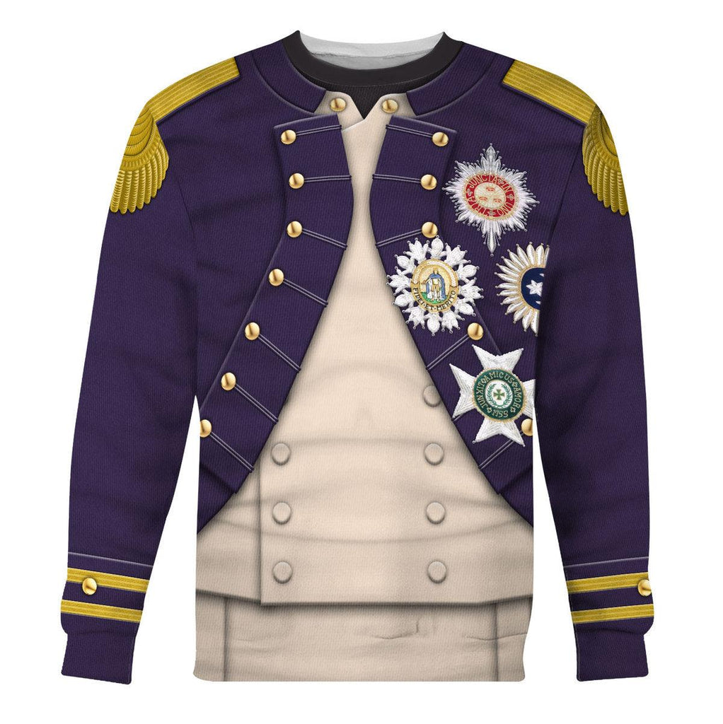 Gearhomie Nelson Uniform As Worn At Trafalgar All Over Print Hoodie Sweatshirt T-Shirt Tracksuit - DucG