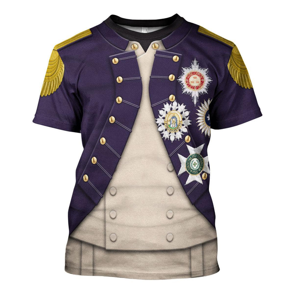 Gearhomie Nelson Uniform As Worn At Trafalgar All Over Print Hoodie Sweatshirt T-Shirt Tracksuit - DucG