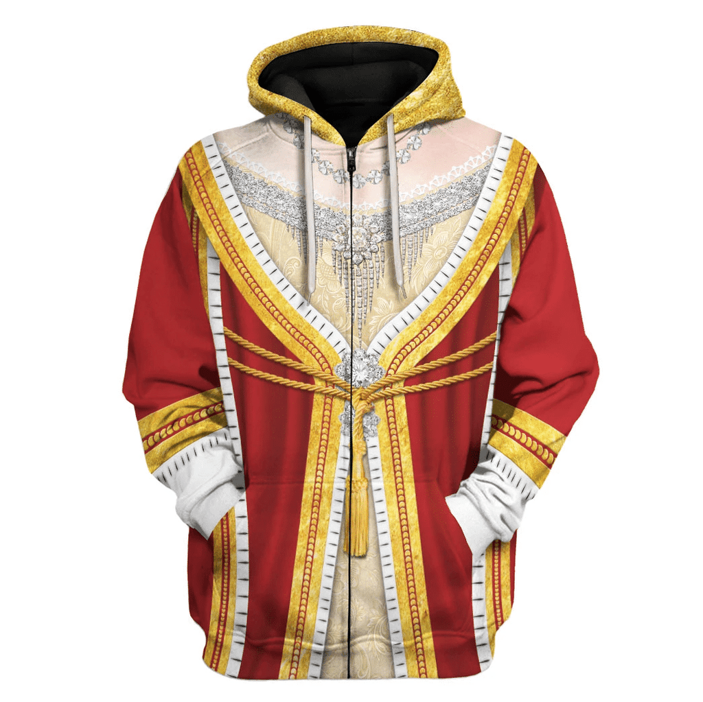 Gearhomie Queen Victoria Queen of the United Kingdom Costume Hoodie Sweatshirt T-Shirt Tracksuit - Gearhomie.com