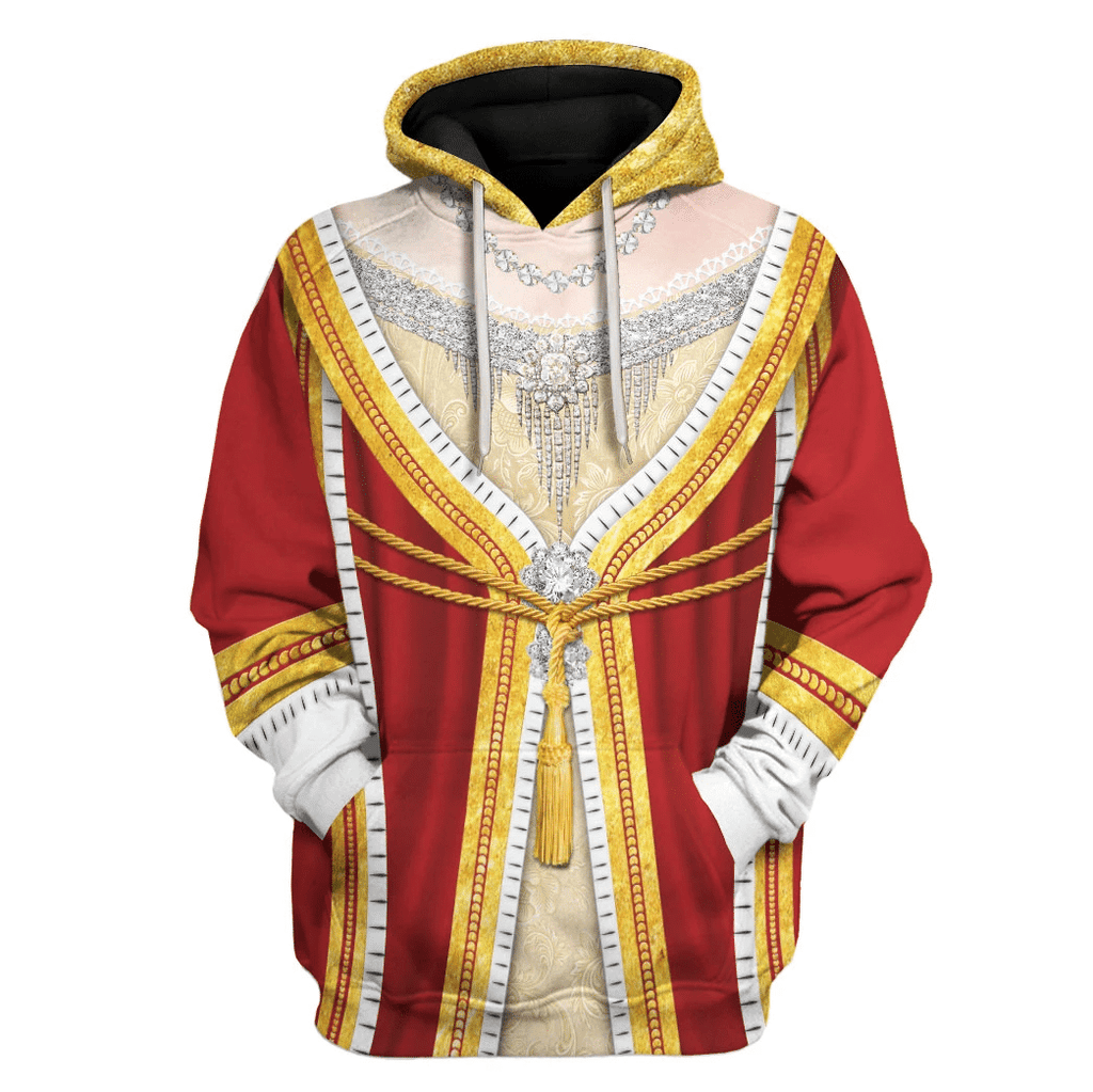 Gearhomie Queen Victoria Queen of the United Kingdom Costume Hoodie Sweatshirt T-Shirt Tracksuit - Gearhomie.com