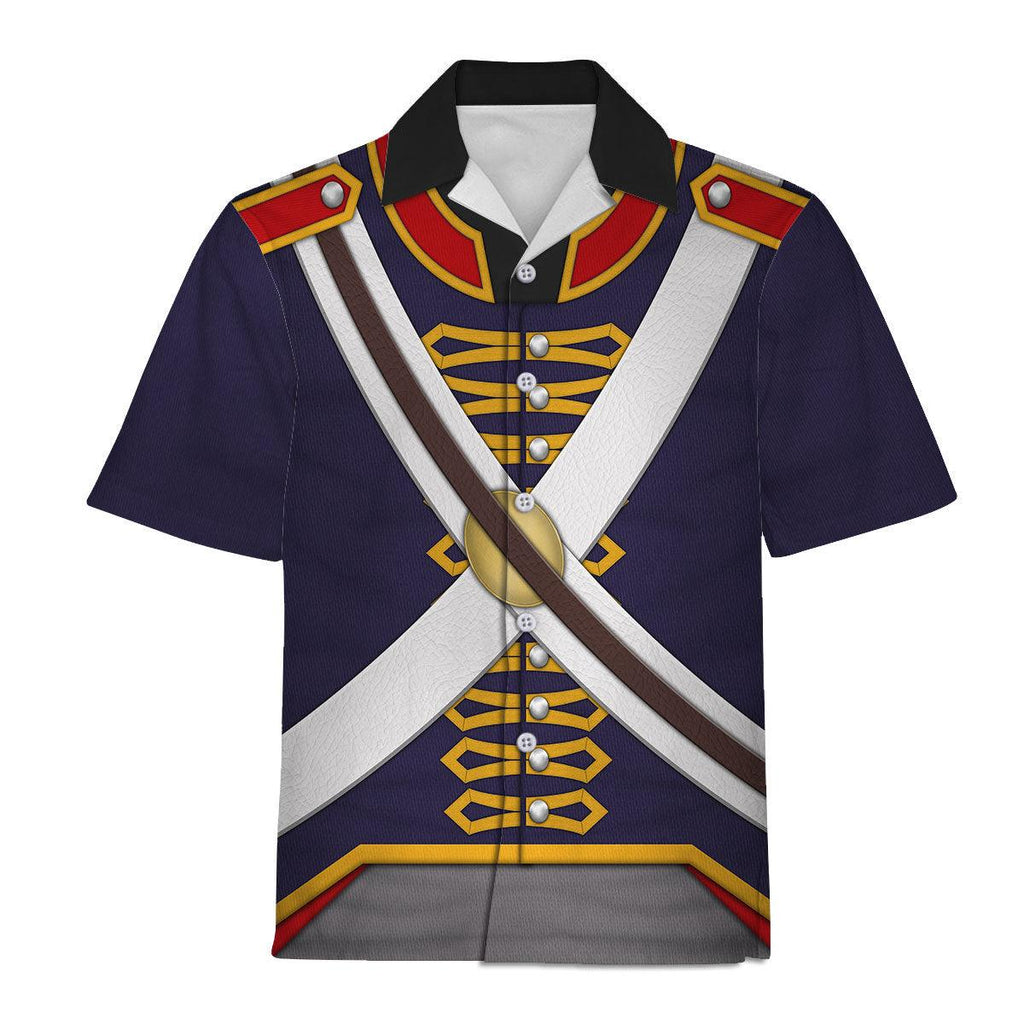 Gearhomie Royal Foot Artillery – Gunner (1806-1815) Uniform All Over Print Hoodie Sweatshirt T-Shirt Tracksuit - Gearhomie.com