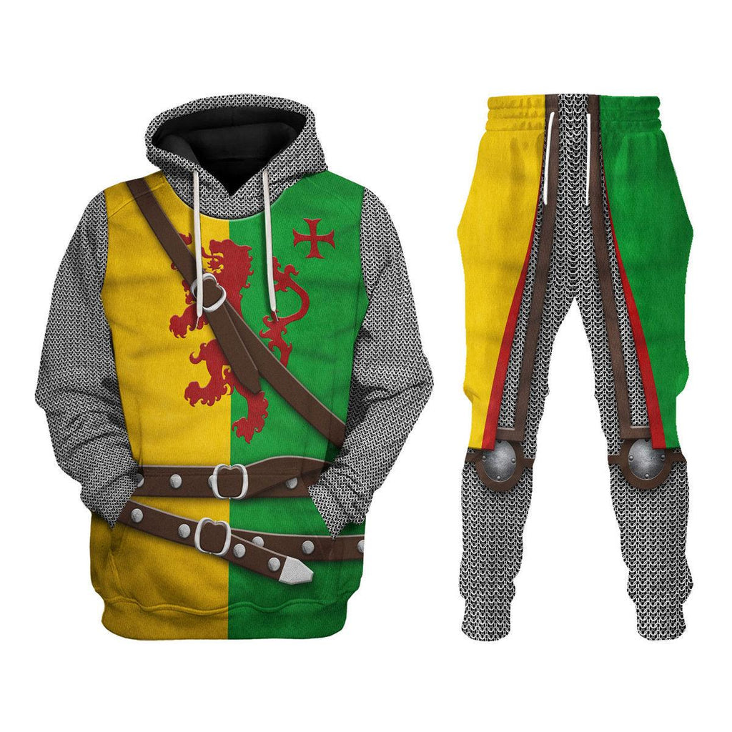 Gearhomie Sir William Marshal 1st Earl of Pembroke Knights Costume Hoodie Sweatshirt T-Shirt Tracksuit - Gearhomie.com