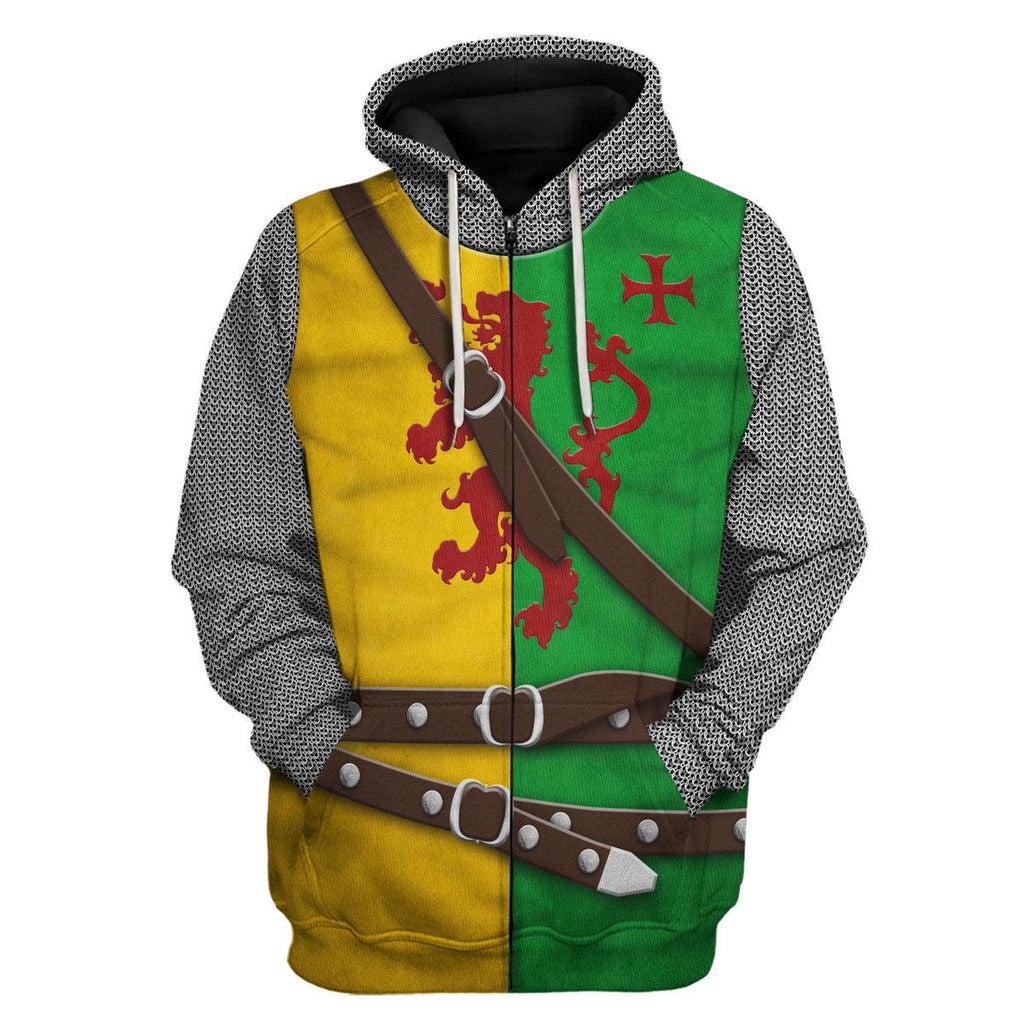 Gearhomie Sir William Marshal 1st Earl of Pembroke Knights Costume Hoodie Sweatshirt T-Shirt Tracksuit - Gearhomie.com