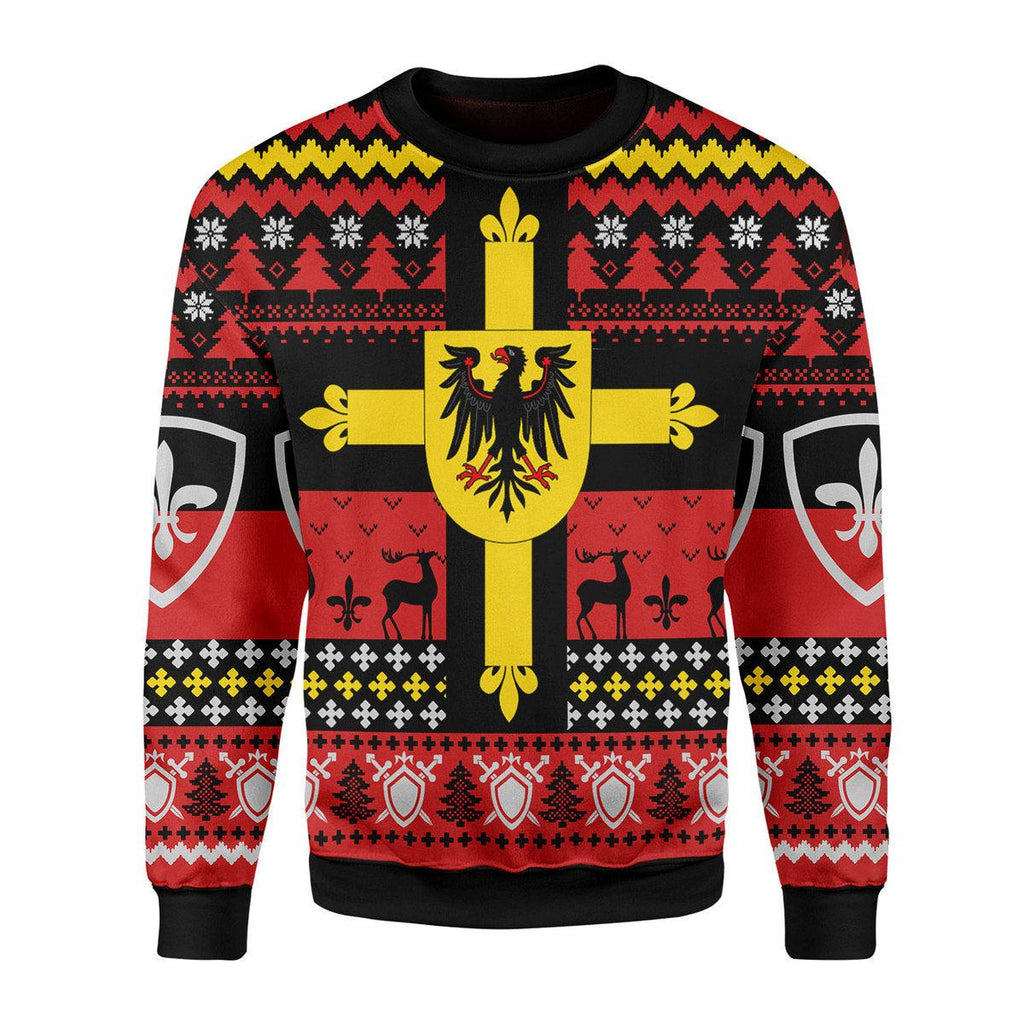 Gearhomie Teutonic Knights Christmas Ugly Sweater - Gearhomie.com