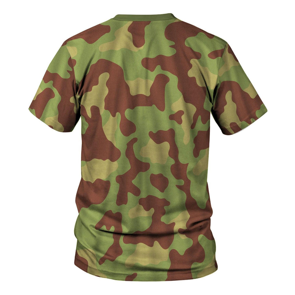 Gearhomie WW2 M1929 Telo Mimetico Military Camouflage Pattern Costume Hoodie Sweatshirt T-Shirt Tracksuit - Gearhomie.com