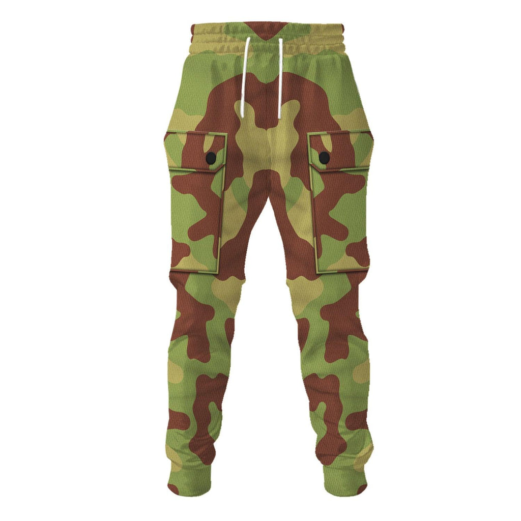 Gearhomie WW2 M1929 Telo Mimetico Military Camouflage Pattern Costume Hoodie Sweatshirt T-Shirt Tracksuit - Gearhomie.com